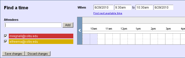 Colby Apps Calendar | Academic Technology | Colby College