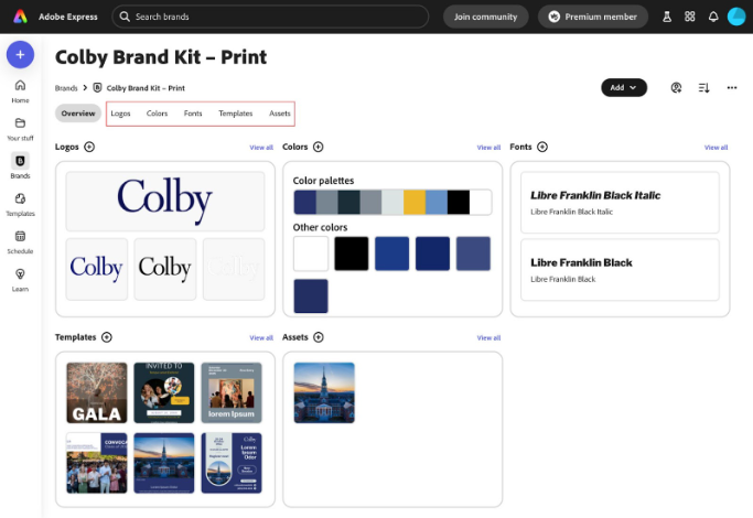 Adobe Express screen shot
