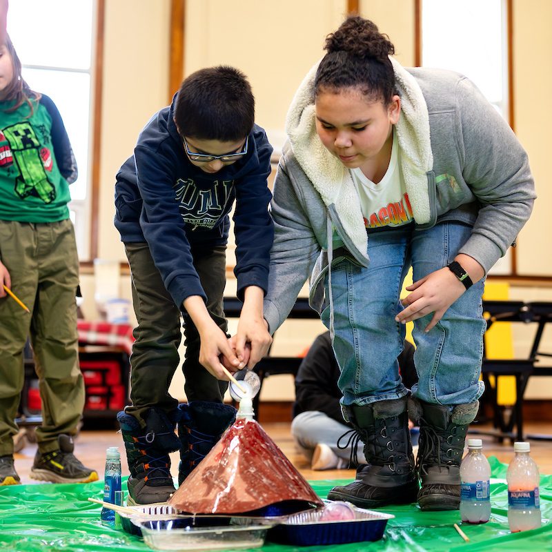 Children's science class